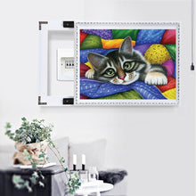 Load image into Gallery viewer, Cat 40x30cm(canvas) full Square drill diamond painting
