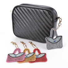Load image into Gallery viewer, 4pcs DIY Full Drill Special Shaped Diamond Painting Keychain Women Pendant
