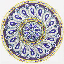 Load image into Gallery viewer, Mandala 30x30cm(canvas) beautiful special shaped drill diamond painting
