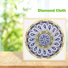 Load image into Gallery viewer, Mandala 30x30cm(canvas) beautiful special shaped drill diamond painting
