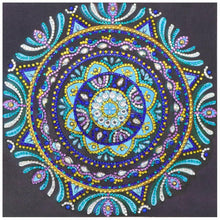 Load image into Gallery viewer, Mandala 30x30cm(canvas) beautiful special shaped drill diamond painting
