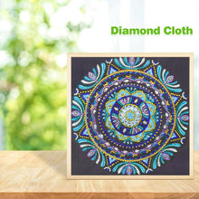 Load image into Gallery viewer, Mandala 30x30cm(canvas) beautiful special shaped drill diamond painting

