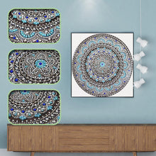 Load image into Gallery viewer, Mandala 30x30cm(canvas) beautiful special shaped drill diamond painting
