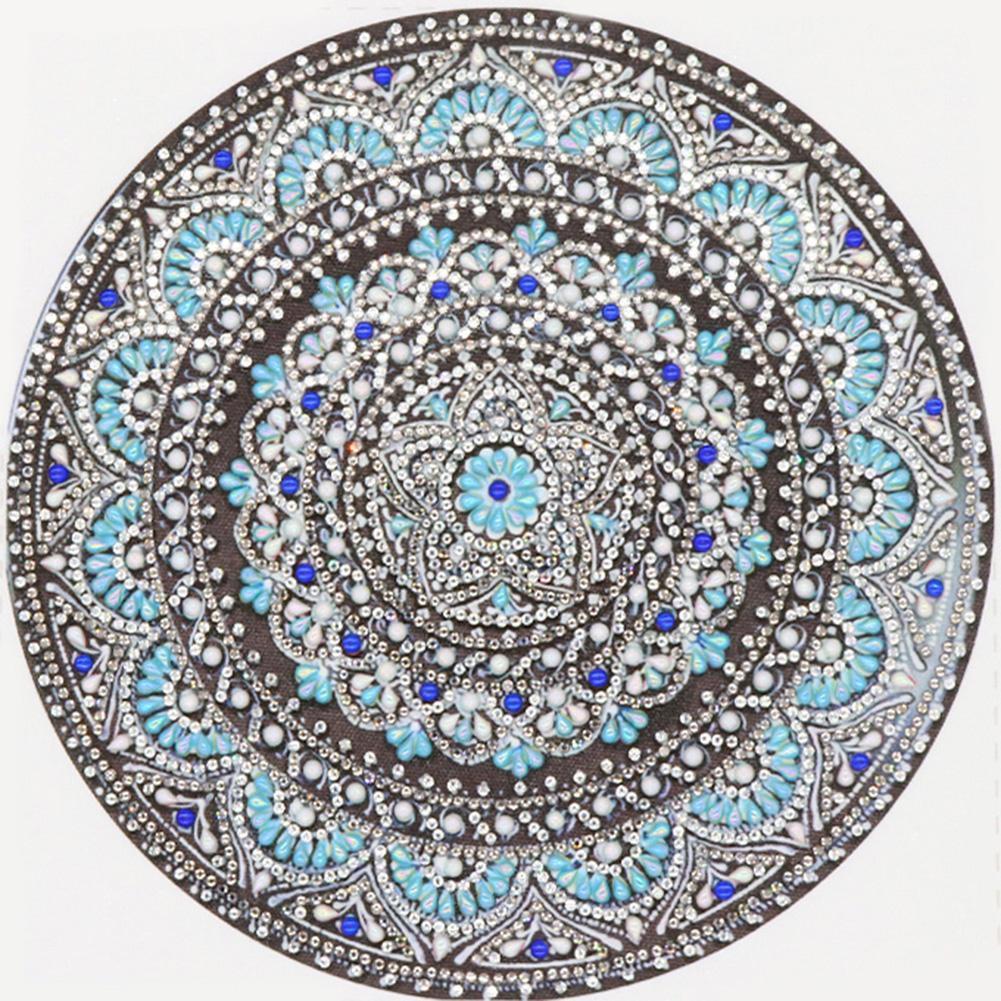 Mandala 30x30cm(canvas) beautiful special shaped drill diamond painting