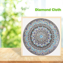 Load image into Gallery viewer, Mandala 30x30cm(canvas) beautiful special shaped drill diamond painting
