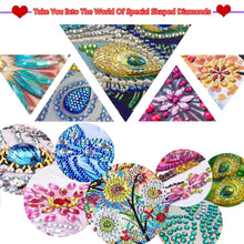 Load image into Gallery viewer, Mandala 30x30cm(canvas) beautiful special shaped drill diamond painting
