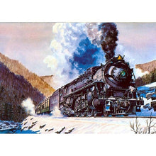 Load image into Gallery viewer, Train 30x40cm(canvas) full round drill diamond painting
