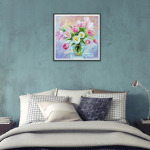 Load image into Gallery viewer, Flower 30x30cm(canvas) full round drill diamond painting
