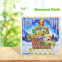 Load image into Gallery viewer, Sleigh 30x30cm(canvas) beautiful special shaped drill diamond painting
