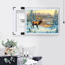 Load image into Gallery viewer, Deer Nature Pattern 40x30cm(canvas) full round drill diamond painting
