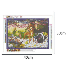 Load image into Gallery viewer, Deer Nature Pattern 40x30cm(canvas) full round drill diamond painting
