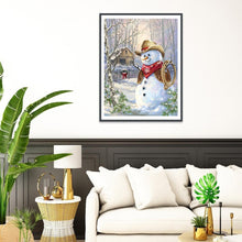 Load image into Gallery viewer, Snowman 30x40cm(canvas) full round drill diamond painting
