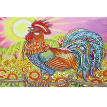 Load image into Gallery viewer, chicken 30x40cm(canvas) beautiful special shaped drill diamond painting
