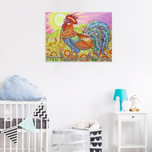 Load image into Gallery viewer, chicken 30x40cm(canvas) beautiful special shaped drill diamond painting

