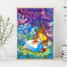 Load image into Gallery viewer, Alice in Wonderland 30x40cm(canvas) full round drill diamond painting

