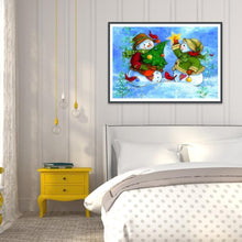 Load image into Gallery viewer, Snowman 40x30cm(canvas) full round drill diamond painting

