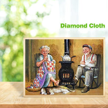 Load image into Gallery viewer, Older Couples 30x40cm(canvas) full round drill diamond painting
