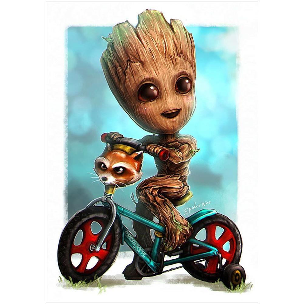 Groot 30x40cm(canvas) full round drill diamond painting