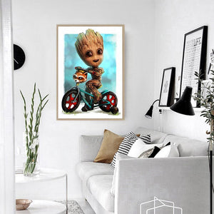 Groot 30x40cm(canvas) full round drill diamond painting