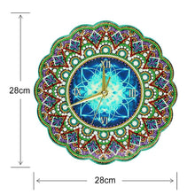 Load image into Gallery viewer, DIY Full Drill Special Shape Diamond Painting Datura Clock Cross Stitch
