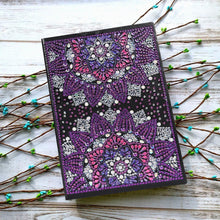 Load image into Gallery viewer, DIY Mandala Special Shaped Diamond Painting 50 Pages A5 Sketchbook Notebook
