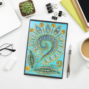 DIY Mandala Special Shaped Diamond Painting 50 Pages Sketchbook A5 Notebook