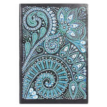 Load image into Gallery viewer, DIY Mandala Special Shaped Diamond Painting 50 Pages Notepad A5 Sketchbook
