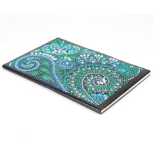 Load image into Gallery viewer, DIY Mandala Special Shaped Diamond Painting 50 Pages Notepad A5 Sketchbook
