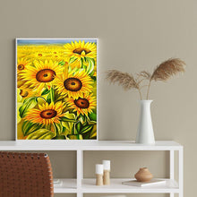 Load image into Gallery viewer, Sunflower 30x40cm(canvas) full round drill diamond painting
