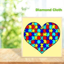 Load image into Gallery viewer, Heart 30x30cm(canvas) full round drill diamond painting
