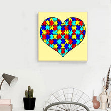 Load image into Gallery viewer, Heart 30x30cm(canvas) full round drill diamond painting
