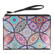Load image into Gallery viewer, DIY Mandala Special Shaped Diamond Painting Wristlet Wallet Zipper Clutch
