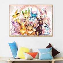 Load image into Gallery viewer, Pikachu 30x40cm(canvas) full round drill diamond painting
