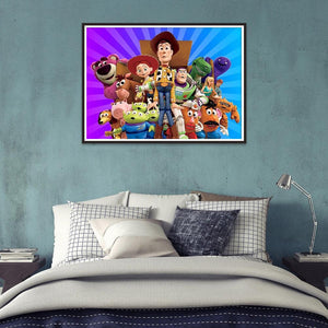Toy Story 30x40cm(canvas) full round drill diamond painting
