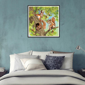 Animal 30x30cm(canvas) full round drill diamond painting