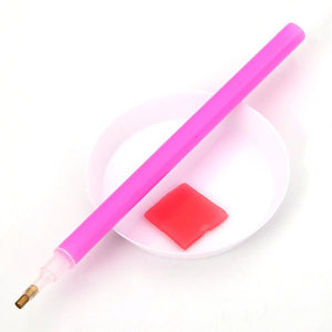 DIY Full Drill Round Cartoon Fairy Diamond Painting Puzzle Children Sticker