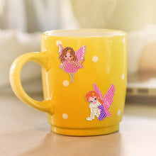 Load image into Gallery viewer, DIY Full Drill Round Cartoon Fairy Diamond Painting Puzzle Children Sticker
