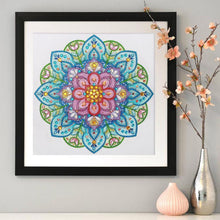 Load image into Gallery viewer, Mandala 30x30cm(canvas) beautiful special shaped drill diamond painting
