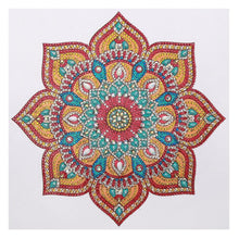 Load image into Gallery viewer, Mandala 30x30cm(canvas) beautiful special shaped drill diamond painting
