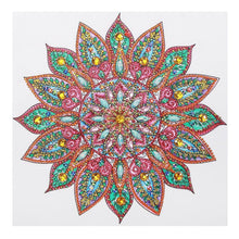 Load image into Gallery viewer, Mandala 30x30cm(canvas) beautiful special shaped drill diamond painting
