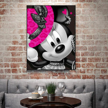 Load image into Gallery viewer, Minnie 30x40cm(canvas) full round drill diamond painting
