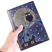 Load image into Gallery viewer, DIY Owl Special Shaped Diamond Painting 50 Pages A5 Sketchbook Drawing Book
