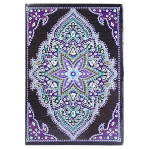 DIY Mandala Special Shaped Diamond Painting 50 Pages A5 Notebook Sketchbook