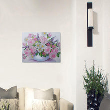 Load image into Gallery viewer, Flower 25x30cm(canvas) beautiful special shaped drill diamond painting
