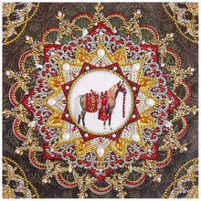 Load image into Gallery viewer, Mandala 30x30cm(canvas) beautiful special shaped drill diamond painting
