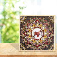 Load image into Gallery viewer, Mandala 30x30cm(canvas) beautiful special shaped drill diamond painting
