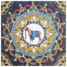 Load image into Gallery viewer, Mandala 30x30cm(canvas) beautiful special shaped drill diamond painting
