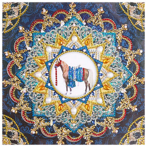 Mandala 30x30cm(canvas) beautiful special shaped drill diamond painting