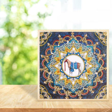 Load image into Gallery viewer, Mandala 30x30cm(canvas) beautiful special shaped drill diamond painting

