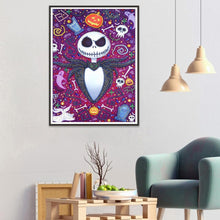 Load image into Gallery viewer, Skull 30x40cm(canvas) beautiful special shaped drill diamond painting
